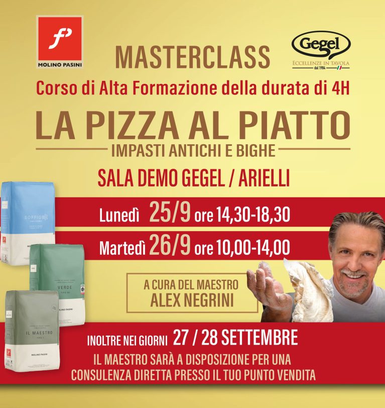 25-26 settembre: masterclass “La Pizza al Piatto impasti antichi e bighe”